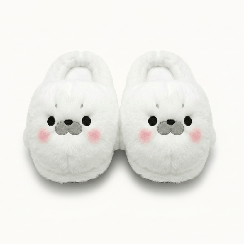 Cute fluffy seal