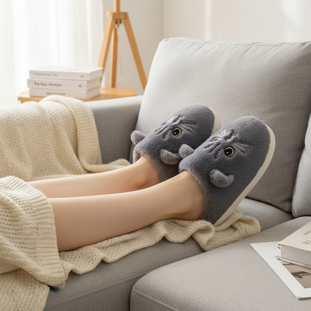 Kitties sad – Grey lifestyle – gauč