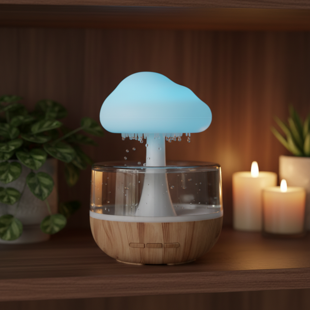Rain Cloud Mushroom Diffuser lifestyle 1