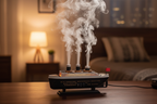 Titanic Diffuser – tmavý dřevěný stůl