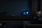 Levitate globus lamp – living room blue