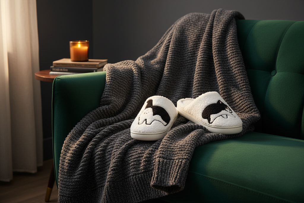 Lifestyle slipper photo - sofa