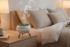 Mushroom aroma diffuser – bedroom lifestyle