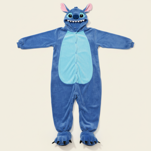 Cute bluey teethy overal na bílém pozadí